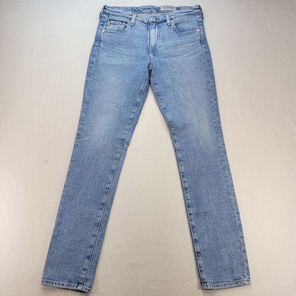 AG Adriano Goldschmied Faye Jeans Womens 29R Light Wash Mid Rise Cigarette Denim